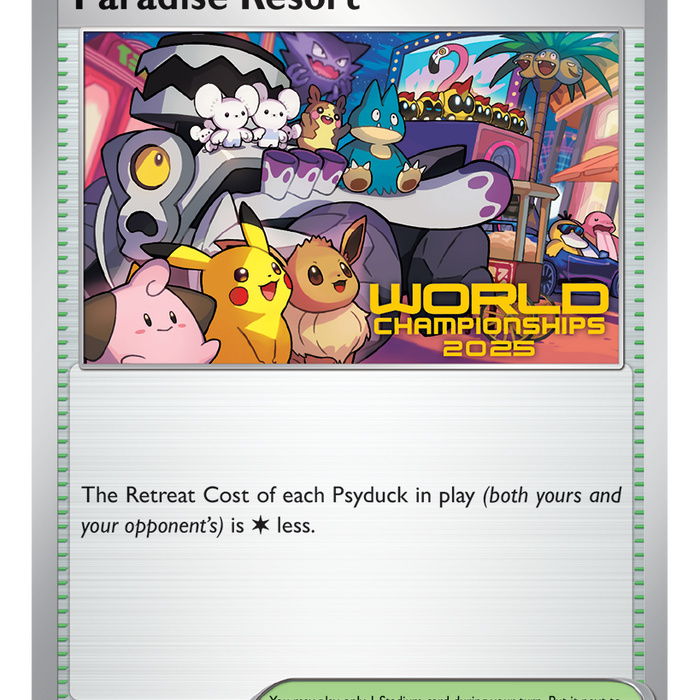 Paradise Resorts 2025 Promo Card