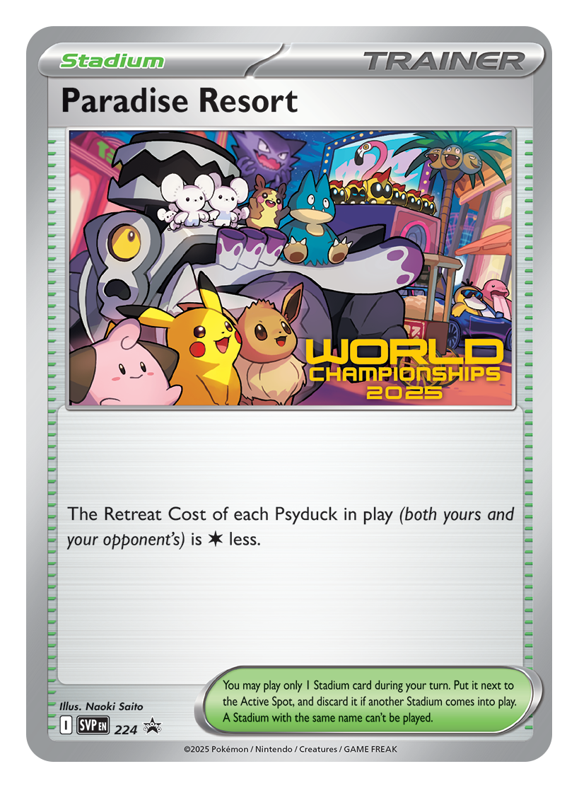 Paradise Resorts 2025 Promo Card