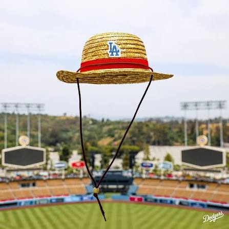 Dodgers Straw Hat