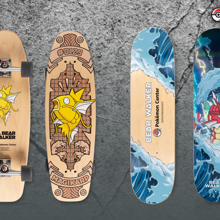 Shiny Magikarp & Gyarados Bear Walker Skateboards: A Collector’s Dream