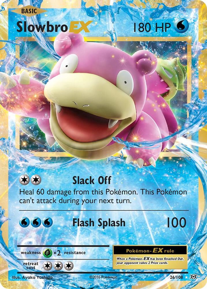 Slowbro EX Ultra Rare XY - Evolutions 26/108 NM