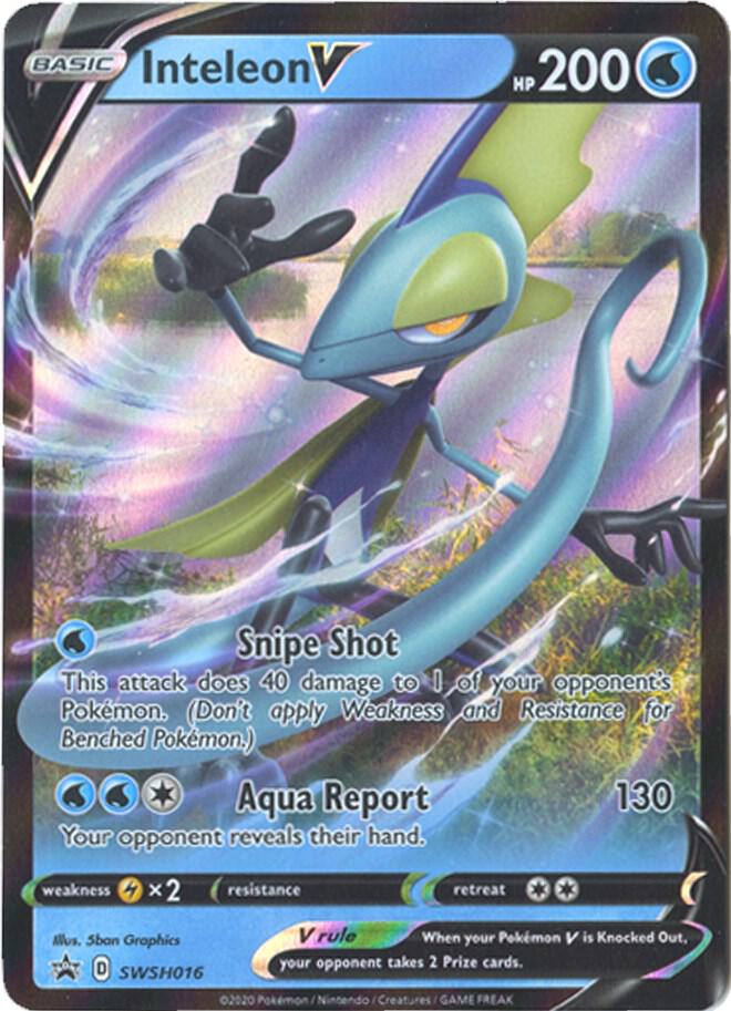 Inteleon V Promo SWSH: Sword & Shield Promo Cards SWSH016 NM