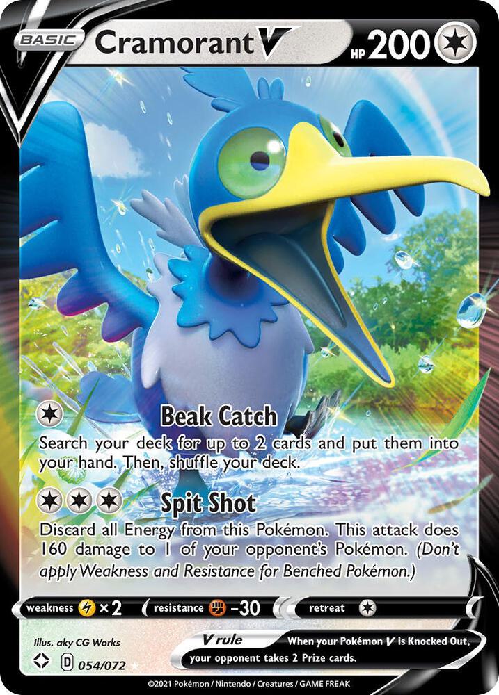 Cramorant V Ultra Rare Shining Fates 054/072 NM