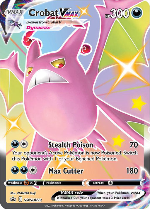Crobat VMAX Promo SWSH: Sword & Shield Promo Cards SWSH099 NM