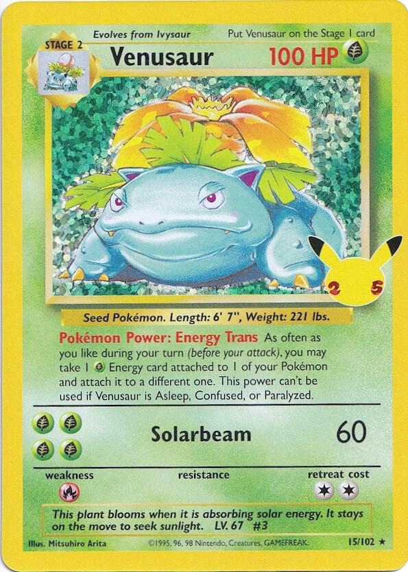 Venusaur Classic Collection Celebrations: Classic Collection 15/102 NM