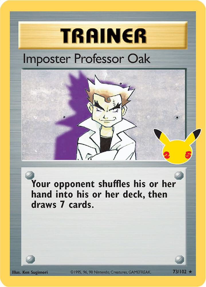 Imposter Professor Oak Classic Collection Celebrations: 73/102 NM