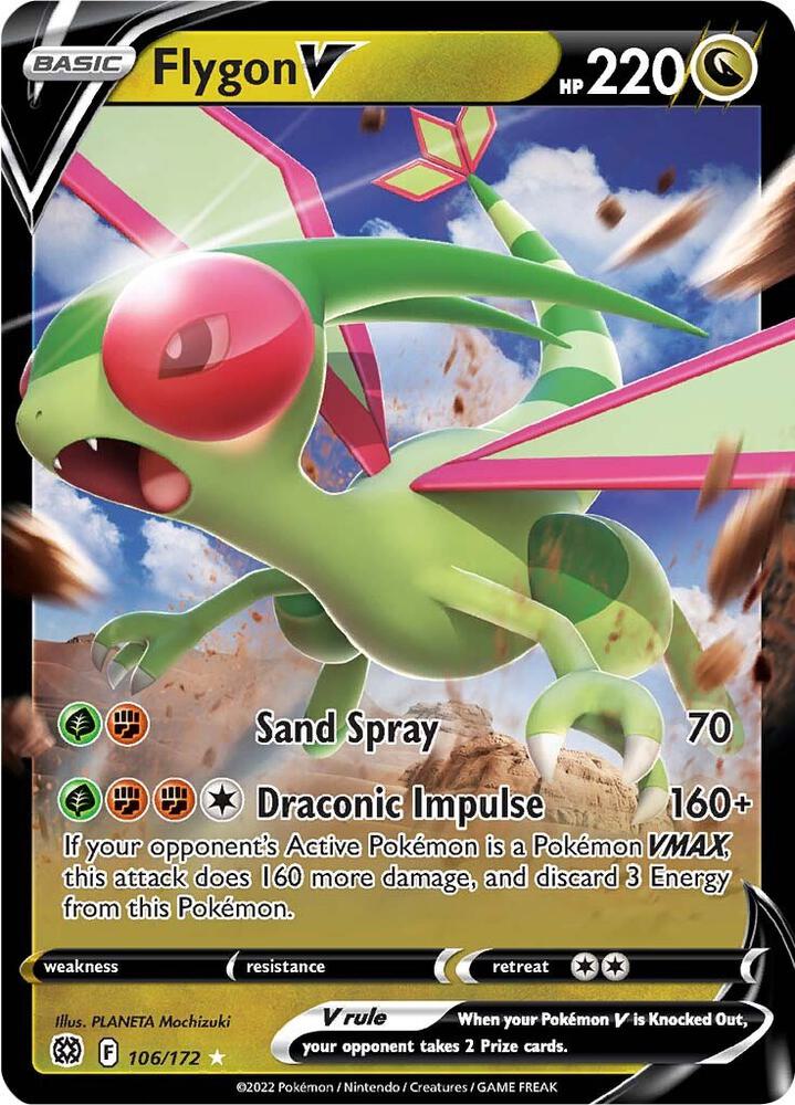 Flygon V Ultra Rare SWSH09: Brilliant Stars 106/172 NM