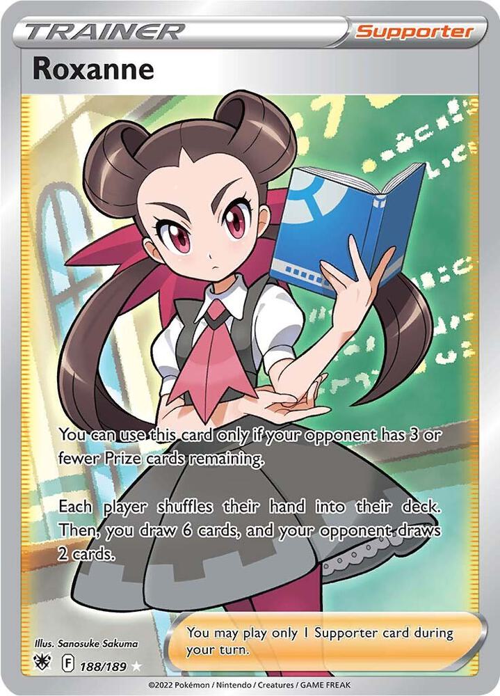 Roxanne (Full Art) Ultra Rare SWSH10: Astral Radiance 188/189 NM