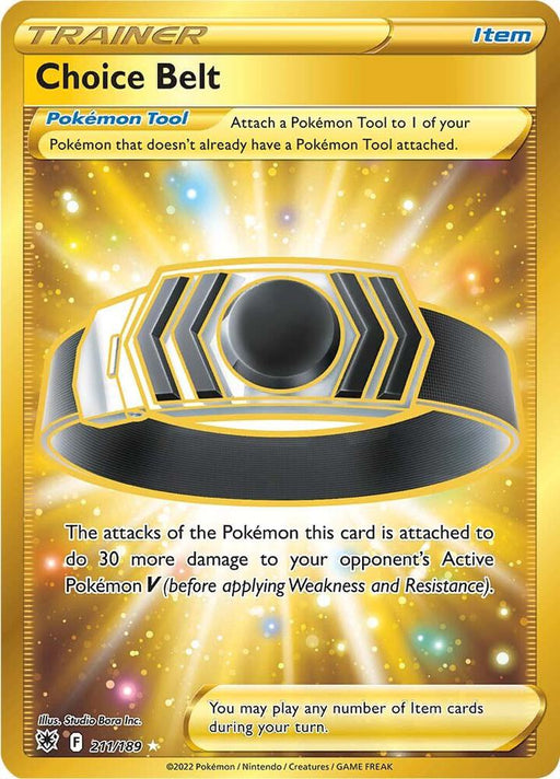 Choice Belt (Secret) Secret Rare SWSH10: Astral Radiance 211/189 NM