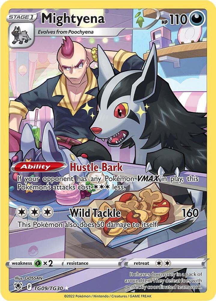 Mightyena Ultra Rare SWSH10: Astral Radiance Trainer Gallery TG09/TG30 NM
