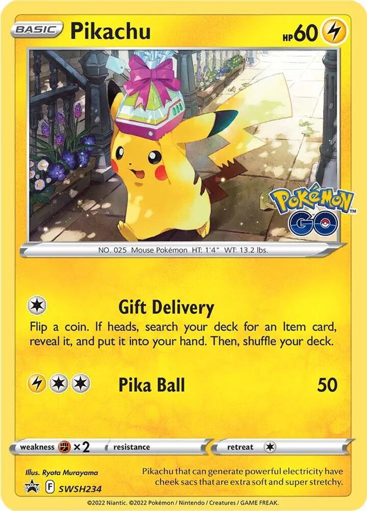 Pikachu Promo SWSH: Sword & Shield Promo Cards SWSH234 NM