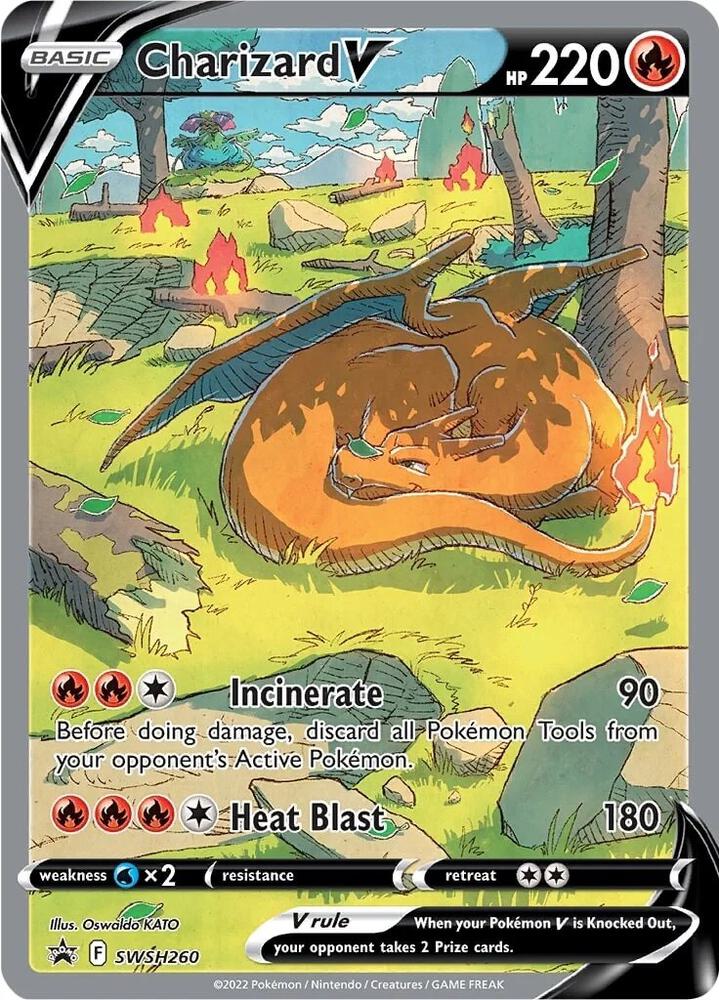 Charizard V Promo SWSH: Sword & Shield Promo Cards SWSH260 NM