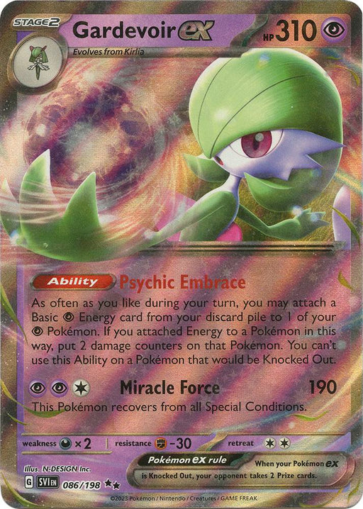 Gardevoir ex Double Rare SV01: Scarlet & Violet Base Set 086/198 NM