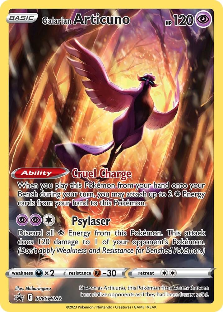 Galarian Articuno Promo SWSH: Sword & Shield Promo Cards SWSH282 NM