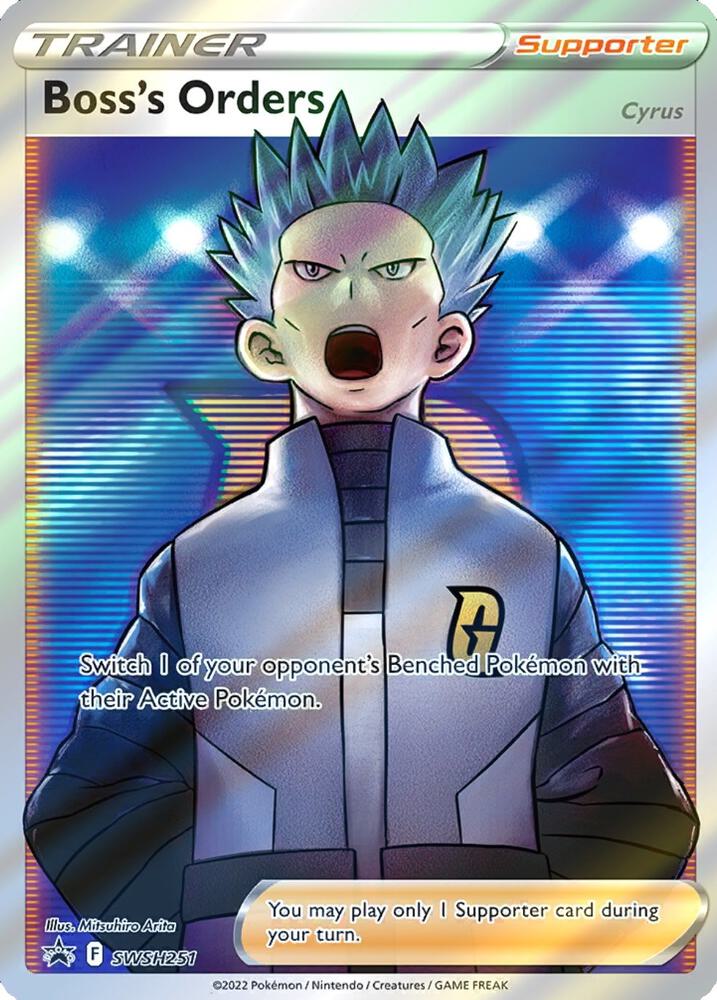 Boss's Orders (Full Art) Promo SWSH: Sword & Shield Promo Cards SWSH251 NM