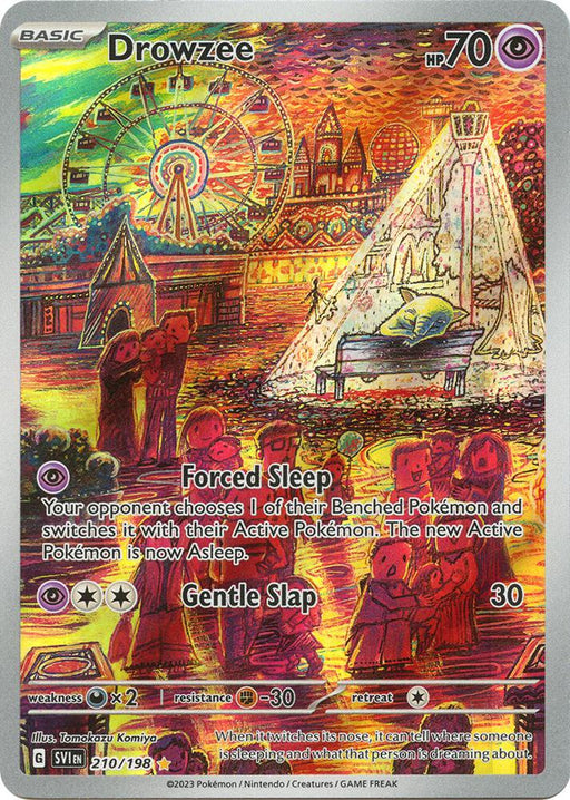 Drowzee Illustration Rare SV01: Scarlet & Violet Base Set 210/198 NM