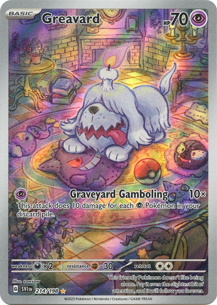 Greavard Illustration Rare SV01: Scarlet & Violet Base Set 214/198 NM