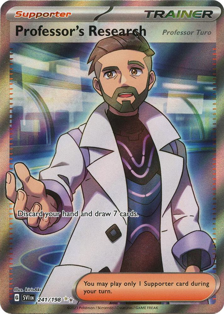 Professor's Research Ultra Rare SV01: Scarlet & Violet Base Set 241/198 NM