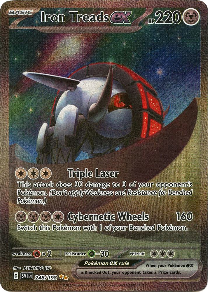 Iron Treads ex Special Illustration Rare SV01: Scarlet & Violet Base Set 248/198 NM