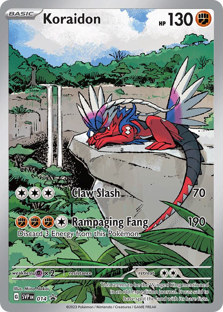 Koraidon Promo SV: Scarlet & Violet Promo Cards 014 NM