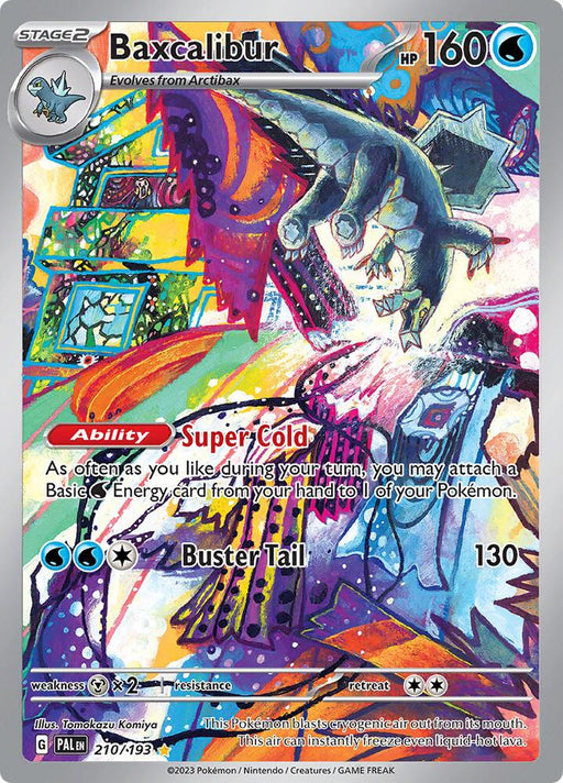 Baxcalibur Illustration Rare SV02: Paldea Evolved 210/193 NM