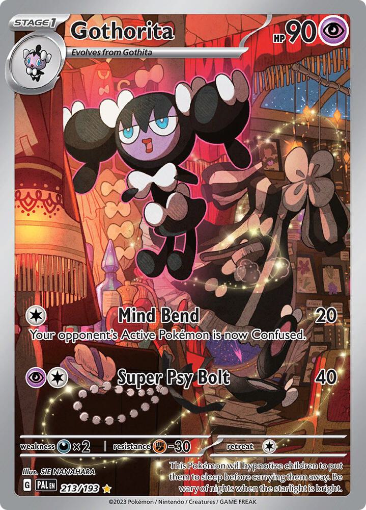 Gothorita Illustration Rare SV02: Paldea Evolved 213/193 NM