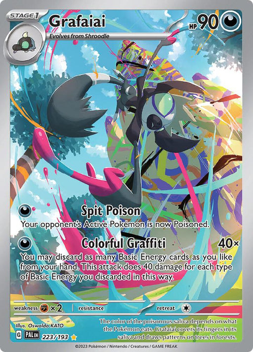 Grafaiai Illustration Rare SV02: Paldea Evolved 223/193 NM