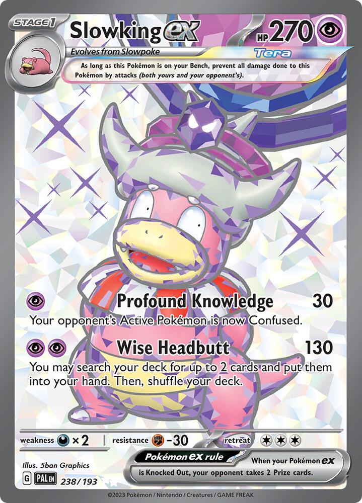 Slowking ex Ultra Rare SV02: Paldea Evolved 238/193 NM
