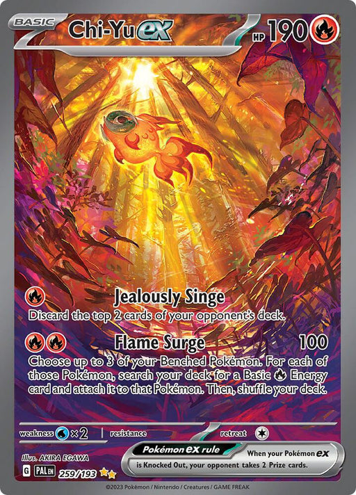 Chi-Yu ex Special Illustration Rare SV02: Paldea Evolved 259/193 NM