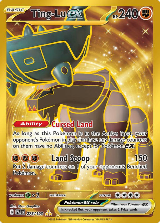 Ting-Lu ex Hyper Rare SV02: Paldea Evolved 275/193 NM