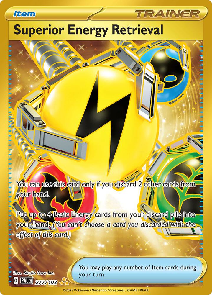 Superior Energy Retrieval Hyper Rare SV02: Paldea Evolved 277/193 NM