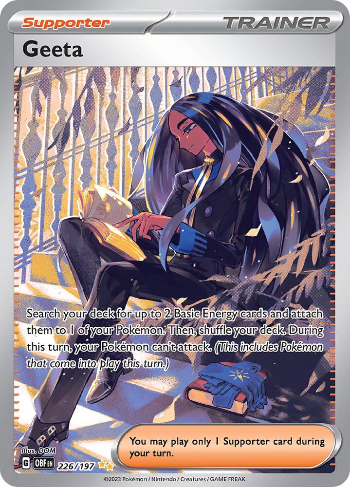 Geeta Special Illustration Rare SV03: Obsidian Flames 226/197 NM