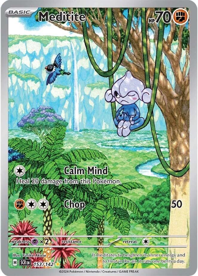 Meditite Illustration Rare SV07: Stellar Crown 153/142 NM