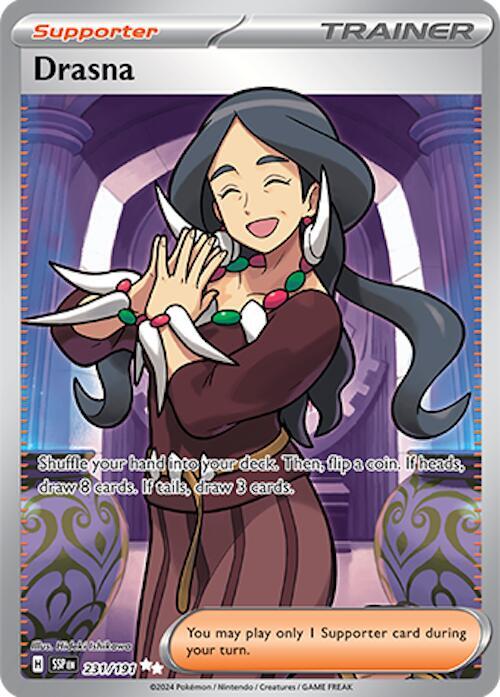 Drasna Ultra Rare SV08: Surging Sparks 231/191 NM