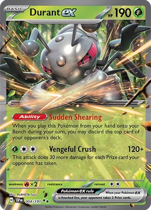 Durant ex Double Rare SV08: Surging Sparks 004/191 NM