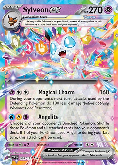 Sylveon ex Double Rare SV08: Surging Sparks 086/191 NM