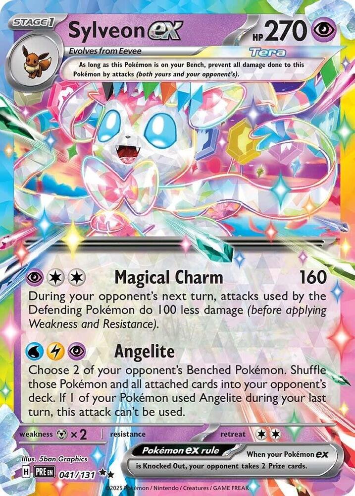 Sylveon ex Double Rare SV: Prismatic Evolutions 041/131 NM