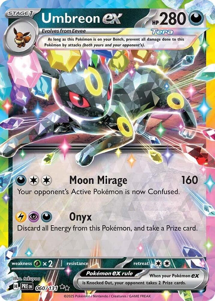 Umbreon ex Double Rare SV: Prismatic Evolutions 060/131 NM