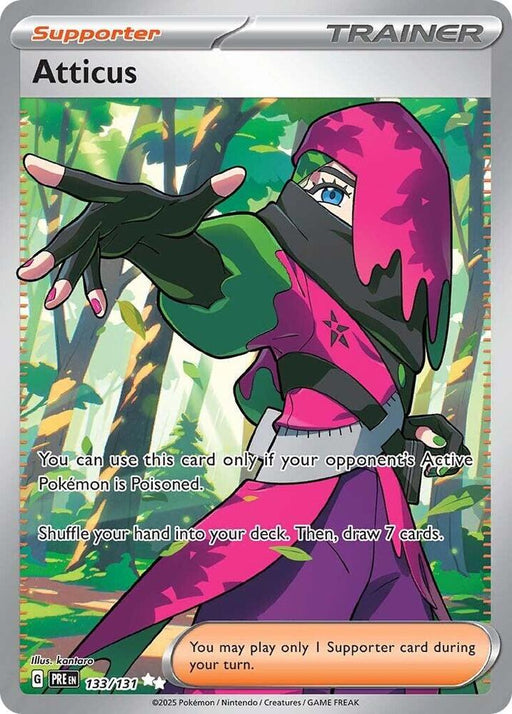 Atticus Ultra Rare SV: Prismatic Evolutions 133/131 NM