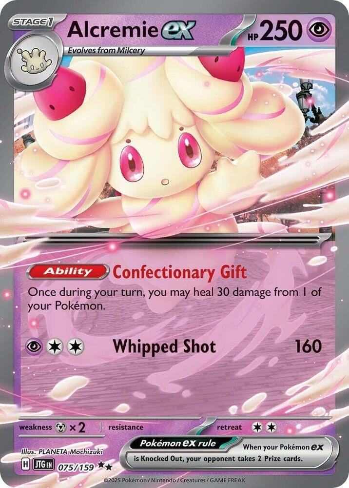 Alcremie ex Double Rare SV09: Journey Together 075/159 NM