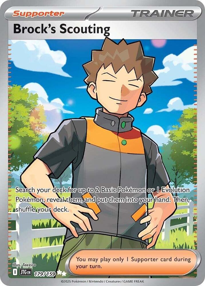 Brock's Scouting Ultra Rare SV09: Journey Together 179/159 NM