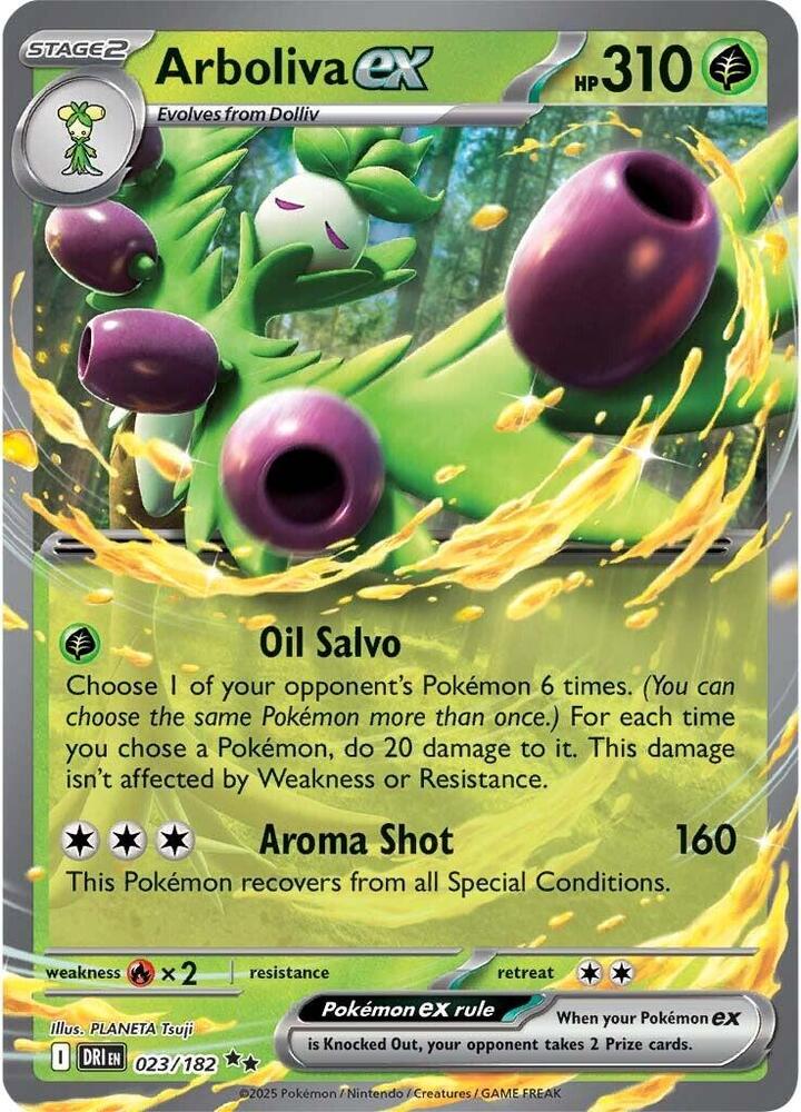 Arboliva ex Double Rare SV10: Destined Rivals 023/182 NM