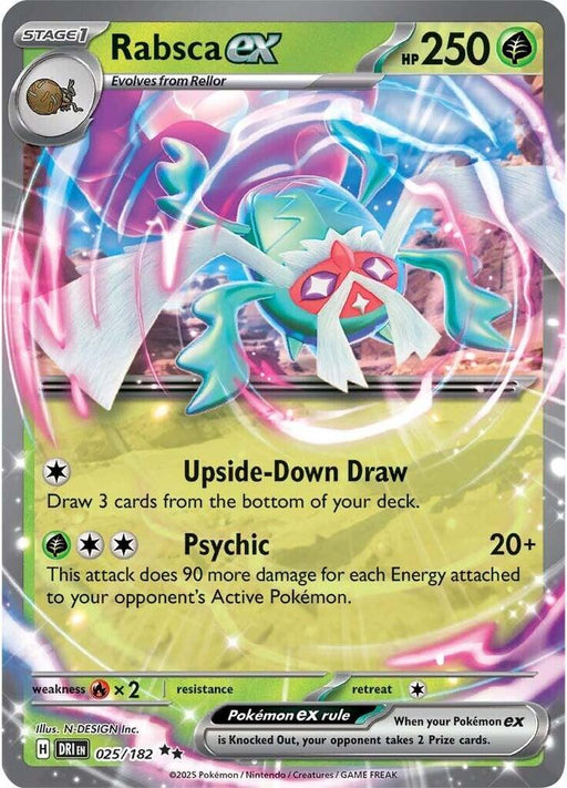Rabsca ex Double Rare SV10: Destined Rivals 025/182 NM