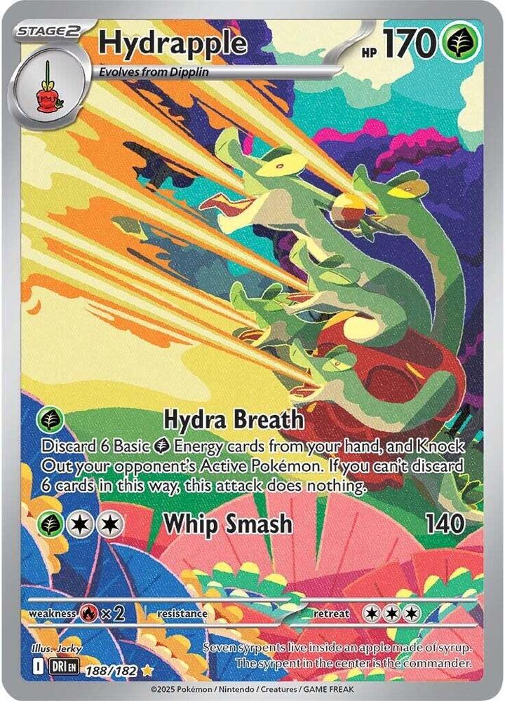 Hydrapple Illustration Rare SV10: Destined Rivals 188/182 NM