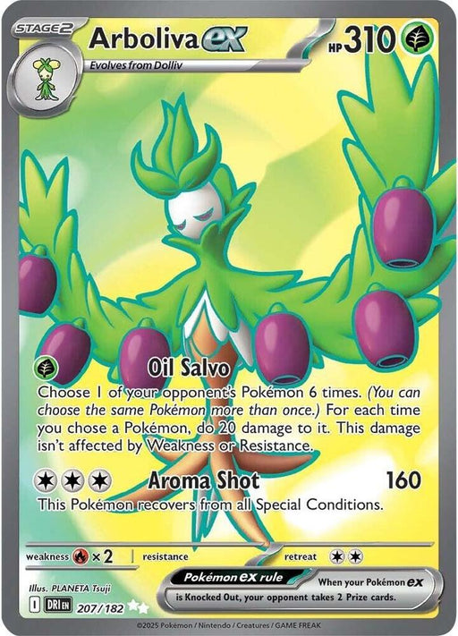 Arboliva ex Ultra Rare SV10: Destined Rivals 207/182 NM