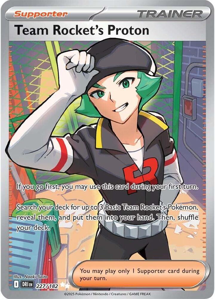 Team Rocket's Proton Ultra Rare SV10: Destined Rivals 227/182 NM