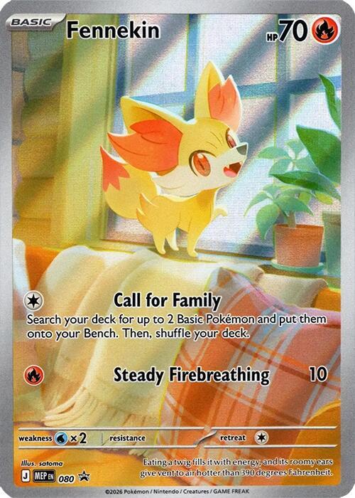 Fennekin Promo ME: Mega Evolution Promo 080 NM