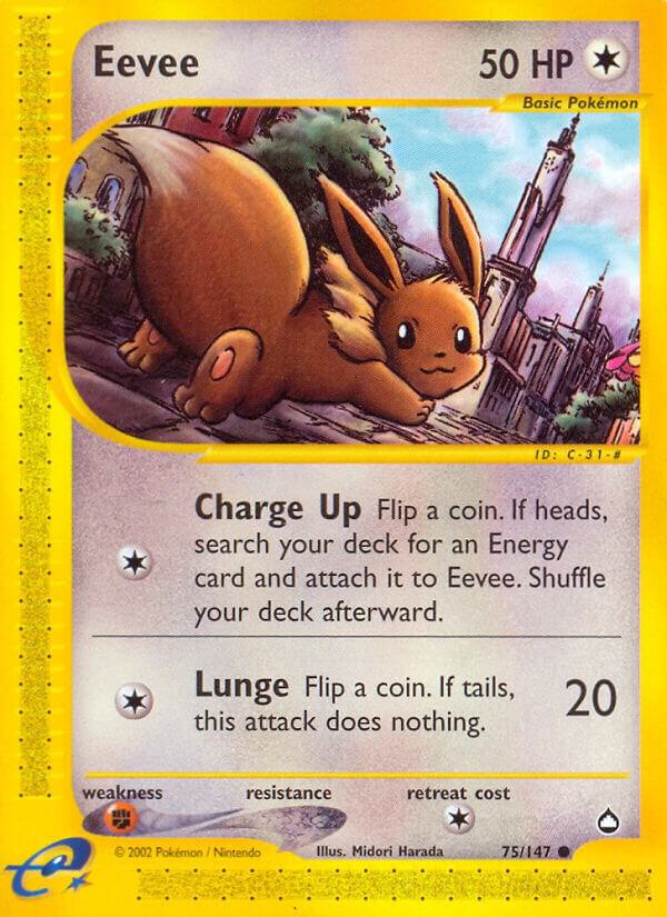Eevee Common Aquapolis 075/147 LP