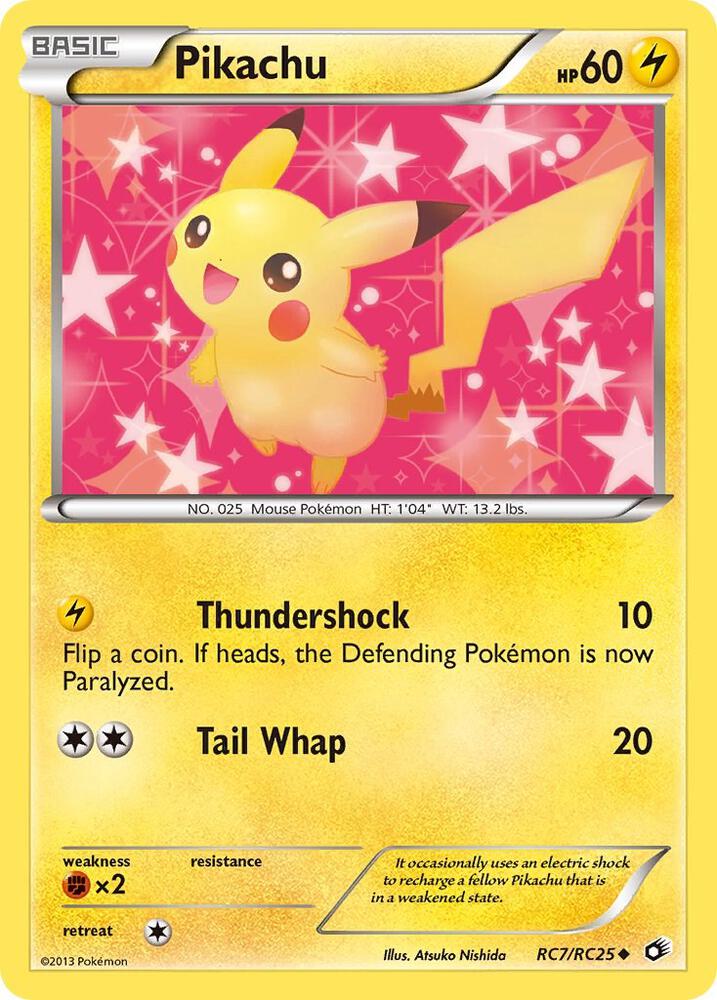 Pikachu Uncommon Legendary Treasures: Radiant Collection RC7/RC25 NM