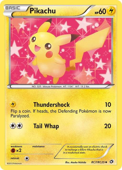 Pikachu Uncommon Legendary Treasures: Radiant Collection RC7/RC25 NM